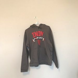 Grey Indy 11 soccer team sweatshirt